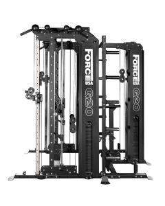 Force USA G20 Functional Trainer , Smith Machine, Squat Rack, Vertical Leg Press, Lat Pull Down & Low Row